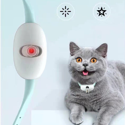 Automatic Cat Toy Smart Laser Teasing Cat Colla