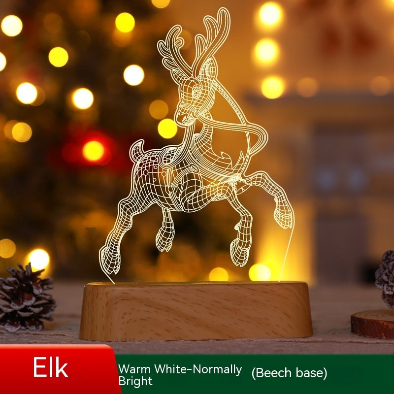 Christmas Decoration 3D  Acrylic Lamp Christmas Special