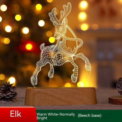 Christmas Decoration 3D  Acrylic Lamp Christmas Special