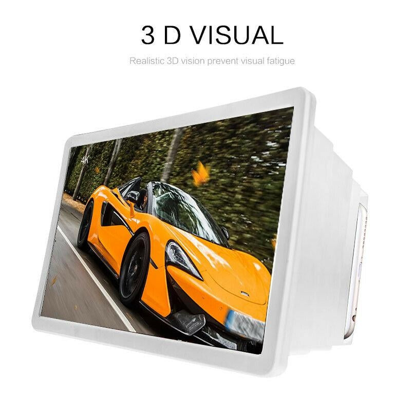 White Mobile Phone Screen Magnifier, Bringing A Wider Viewin