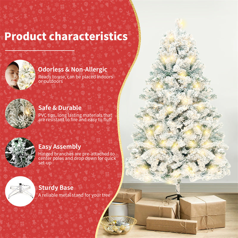 Christmas PVC Artificial Tree. Snow Christmas
