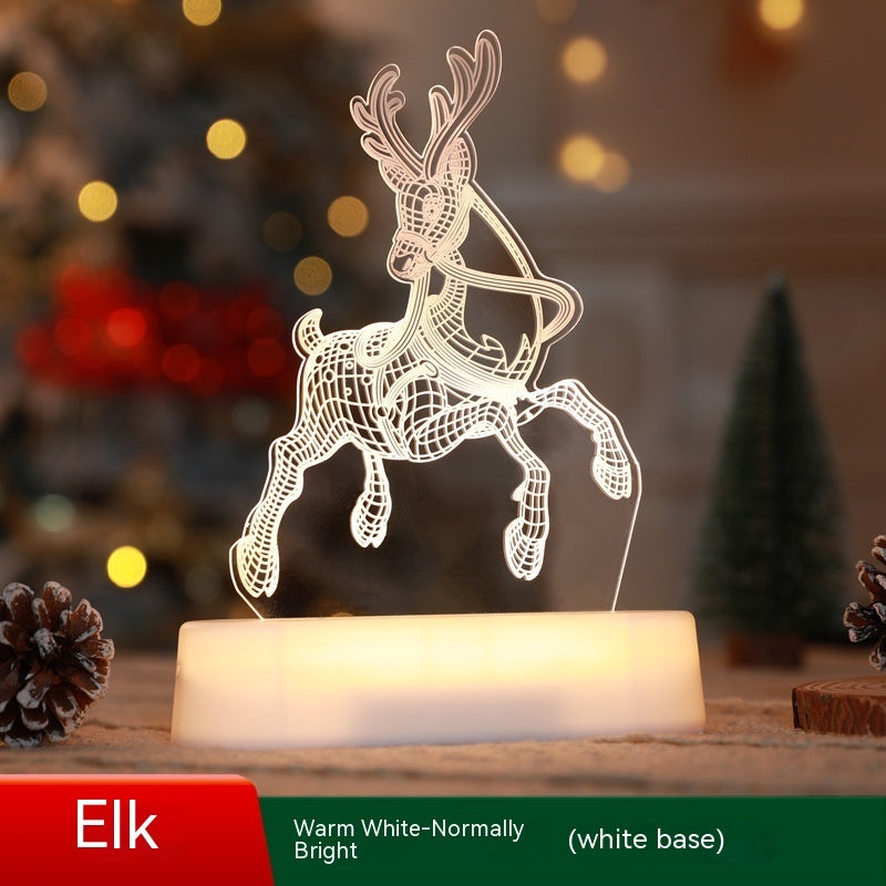 Christmas Decoration 3D  Acrylic Lamp Christmas Special