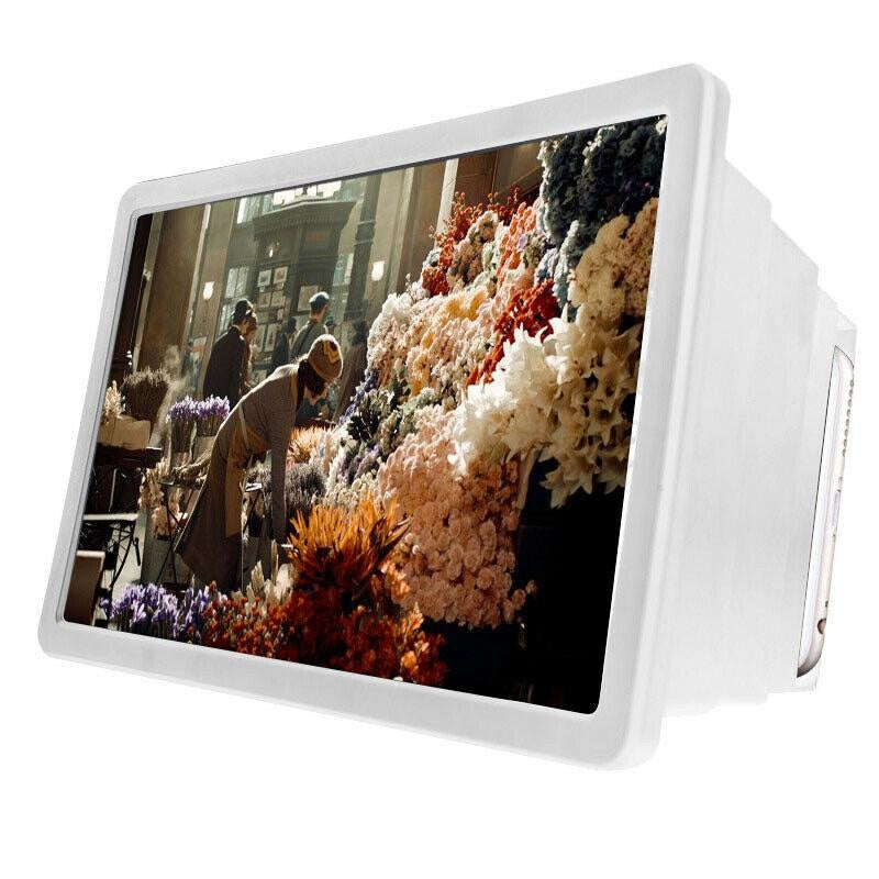 White Mobile Phone Screen Magnifier, Bringing A Wider Viewin