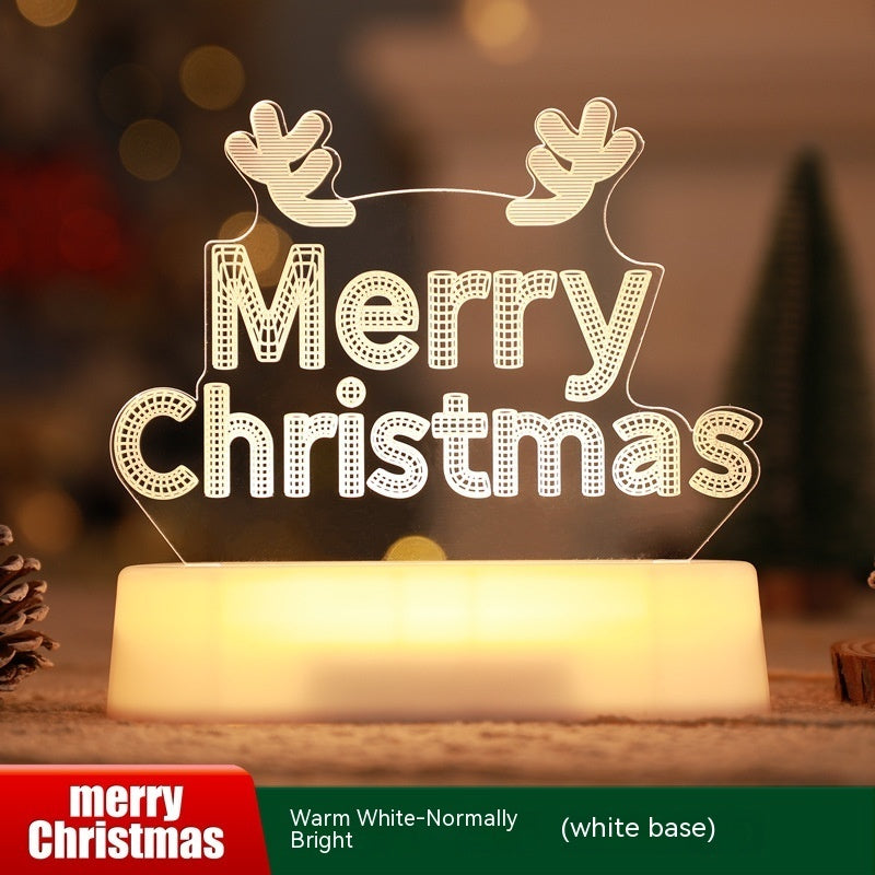 Christmas Decoration 3D  Acrylic Lamp Christmas Special