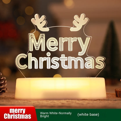 Christmas Decoration 3D  Acrylic Lamp Christmas Special
