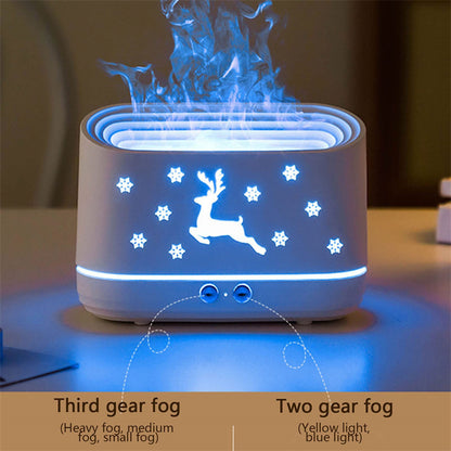 Flame Humidifier Diffuser Household Atmosphere Christmas
