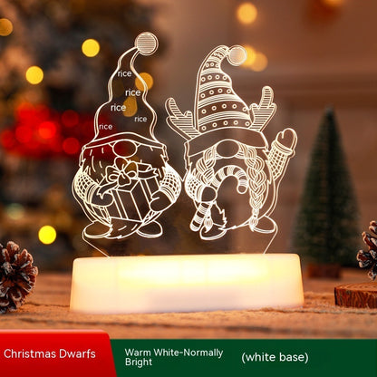 Christmas Decoration 3D  Acrylic Lamp Christmas Special