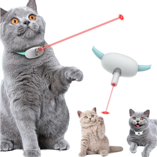 Automatic Cat Toy Smart Laser Teasing Cat Colla