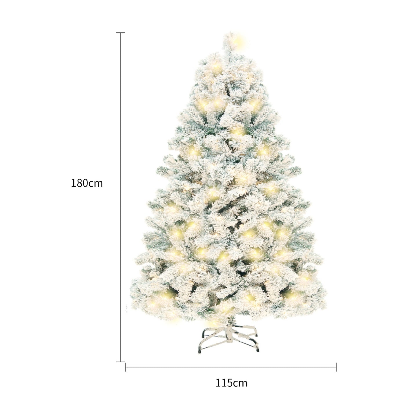 Christmas PVC Artificial Tree. Snow Christmas