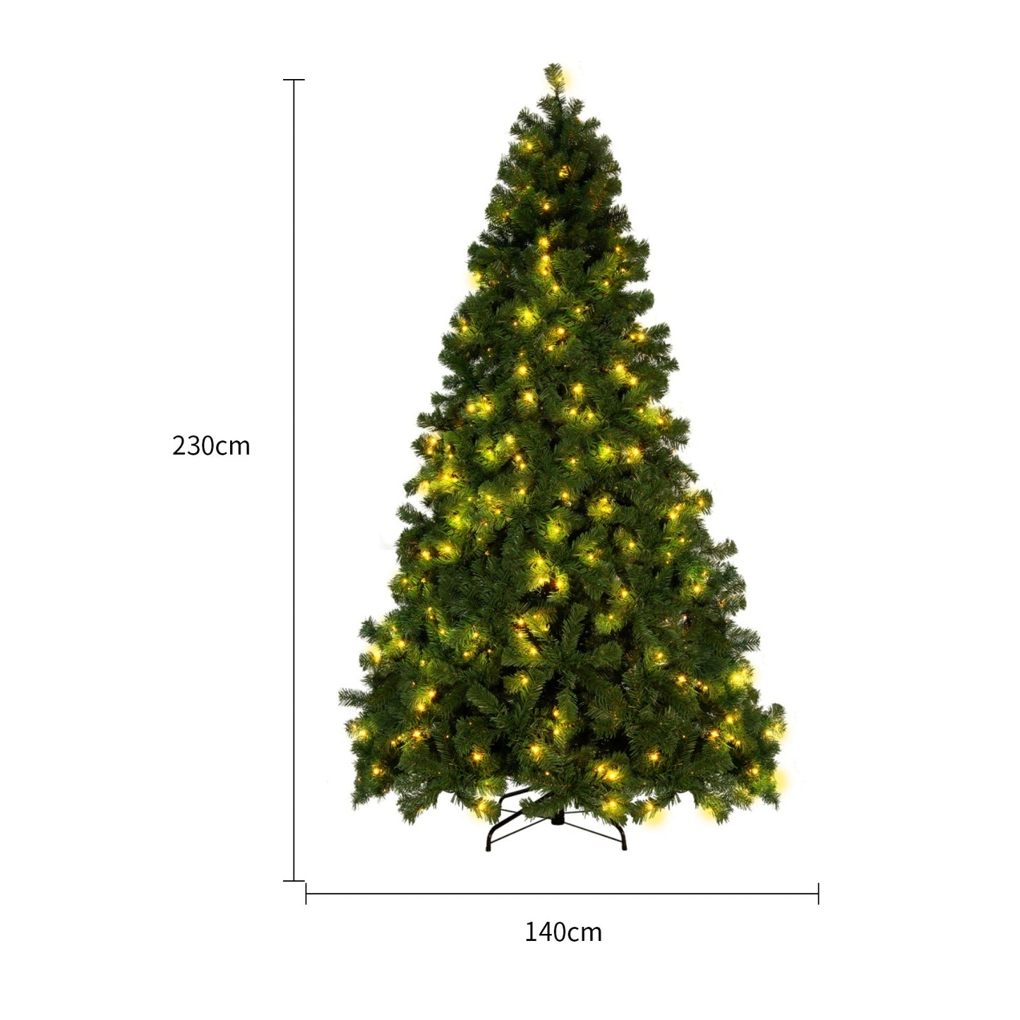 Christmas PVC Artificial Tree. Snow Christmas