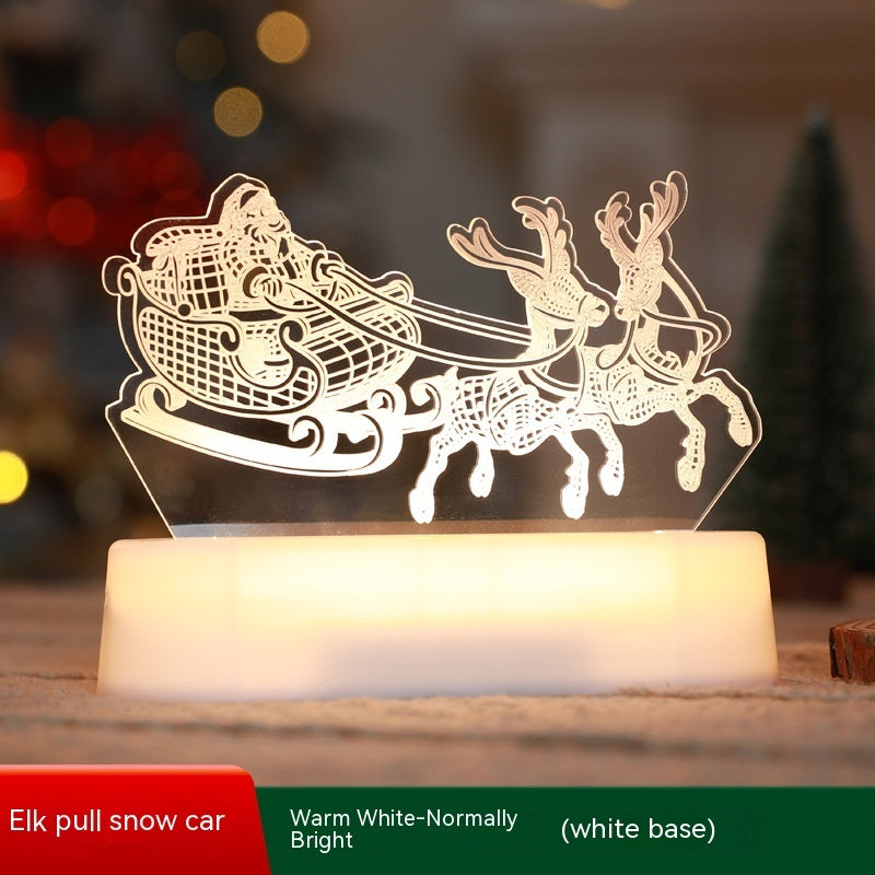 Christmas Decoration 3D  Acrylic Lamp Christmas Special