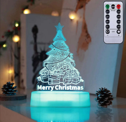 Christmas Decoration 3D  Acrylic Lamp Christmas Special