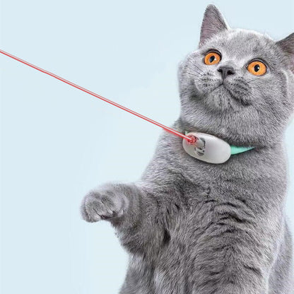 Automatic Cat Toy Smart Laser Teasing Cat Colla
